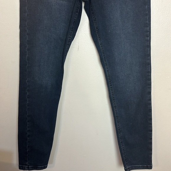 Topshop Jamie Dark Wash High Rise Cropped Skinny Leg Stretch Denim Jegging Jeans - Picture 3 of 7